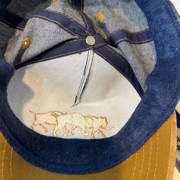 DeadWood South Dakota‎ Denim Suede Adjustable Hat Size S/M - Picture 6 of 7